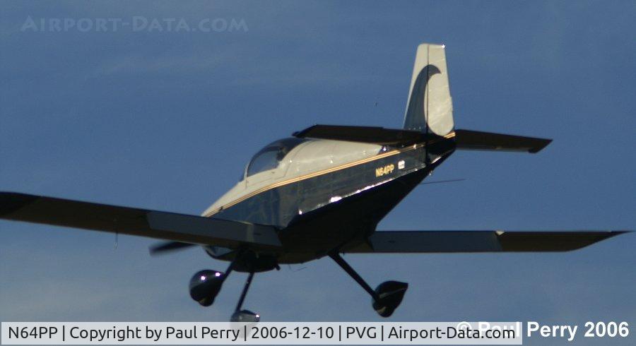 N64PP, 1998 Vans RV-6A C/N 60007, A better look at the tail.  Nice touch