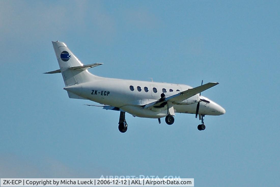 ZK-ECP, 1990 British Aerospace BAe-3212 Jetstream Super 31 C/N 878, on finals at Auckland