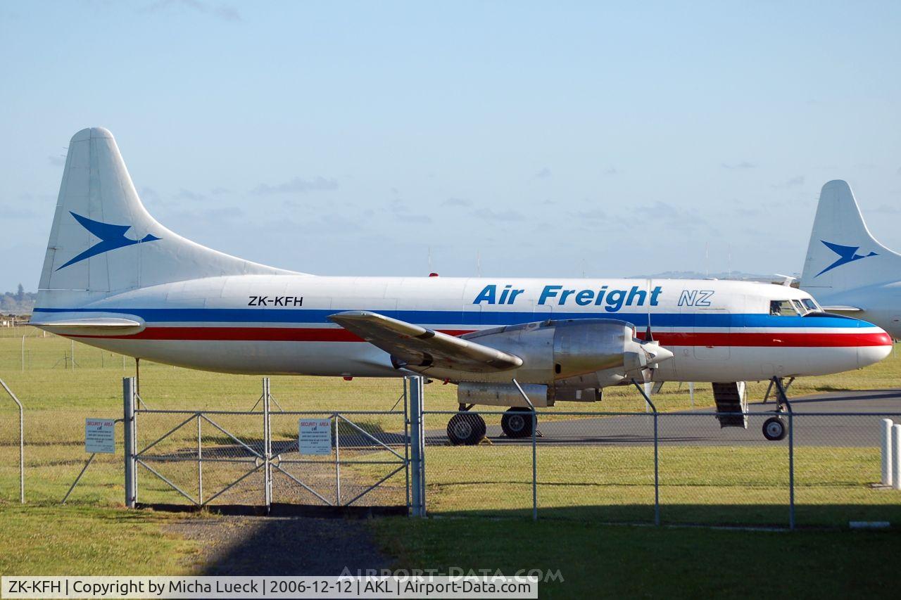 ZK-KFH, Convair 580(F) C/N 42, At Auckland
