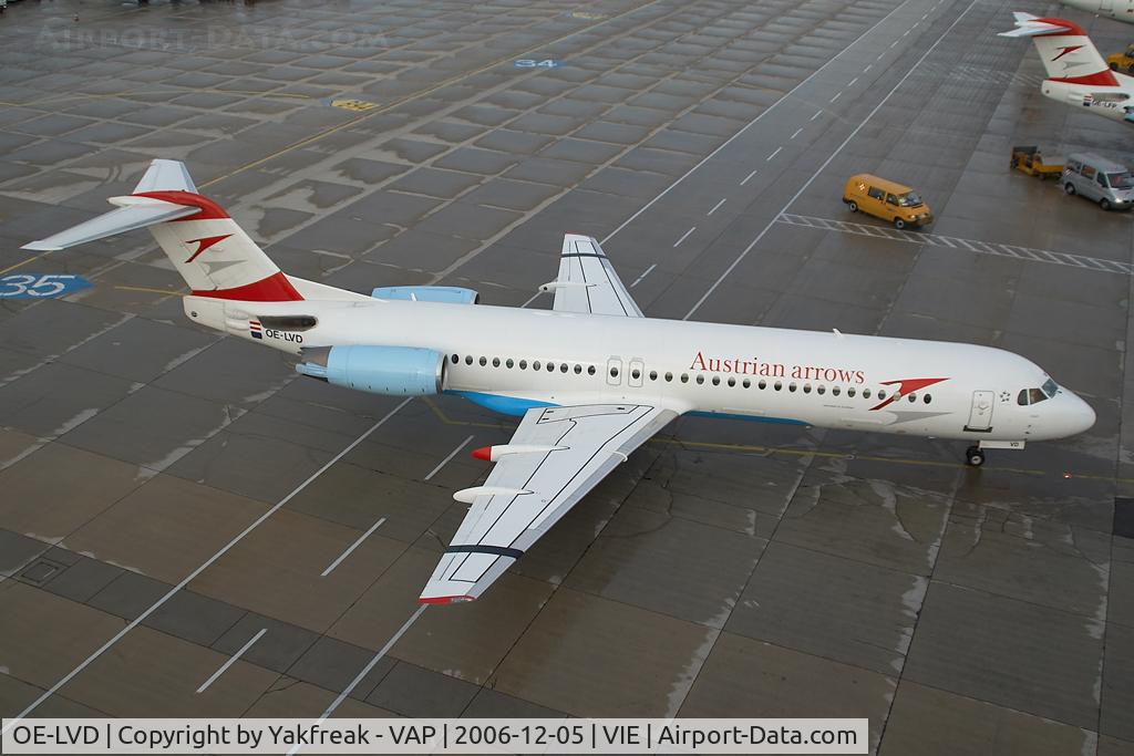 OE-LVD, 1994 Fokker 100 (F-28-0100) C/N 11515, Austrian Arrows Fokker 100