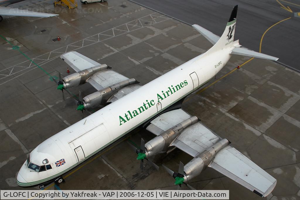G-LOFC, 1959 Lockheed L-188C(F) Electra C/N 1100, Atlantic Airlines Lockheed Electra