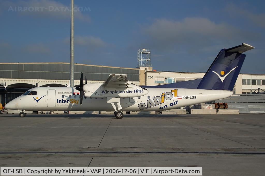 OE-LSB, 1998 De Havilland Canada DHC-8-314Q Dash 8 C/N 525, Intersky Dash 8-300