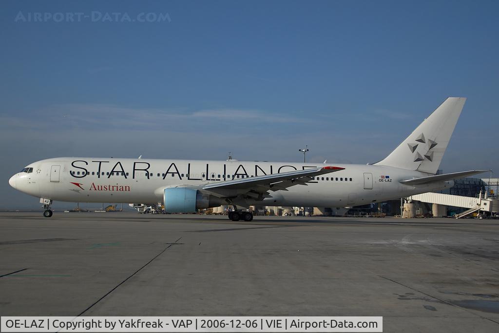 OE-LAZ, 1999 Boeing 767-3Z9 C/N 30331, Austrian Airlines Boeing 767-300 in Star Alliance colors