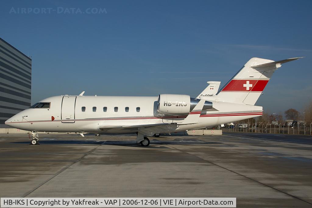 HB-IKS, 1989 Canadair Challenger 601-3A (CL-600-2B16) C/N 5042, Canadair CL604 Challanger