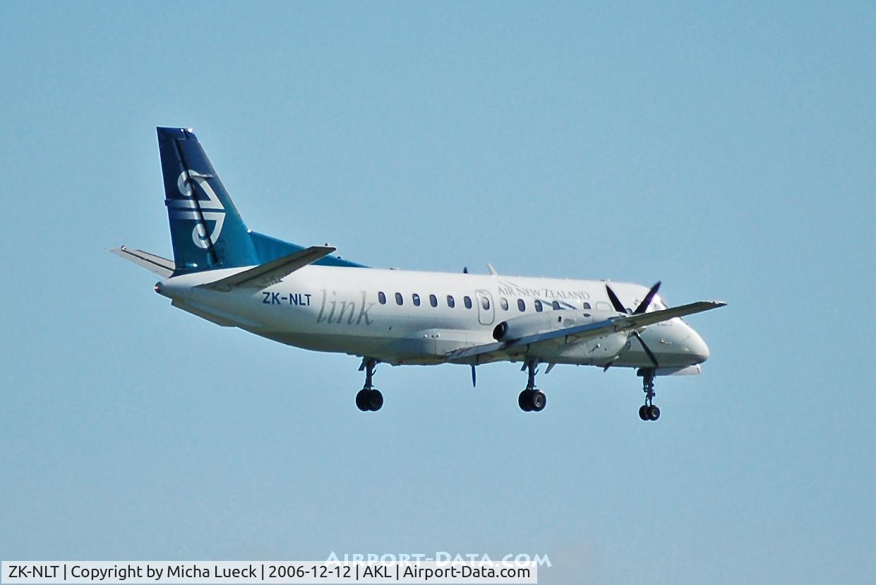 ZK-NLT, 1988 Saab 340A C/N 340A-116, On short finals