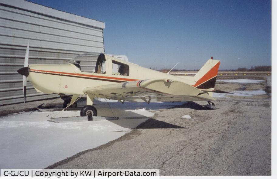 C-GJCU, 1986 Zenair CH-300 TD C/N 435KNW, wheel skiis