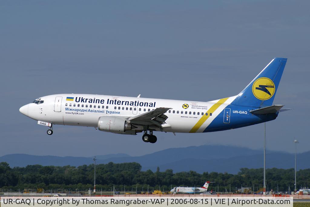 UR-GAQ, 1997 Boeing 737-33R C/N 28869, Ukraine International B737-300