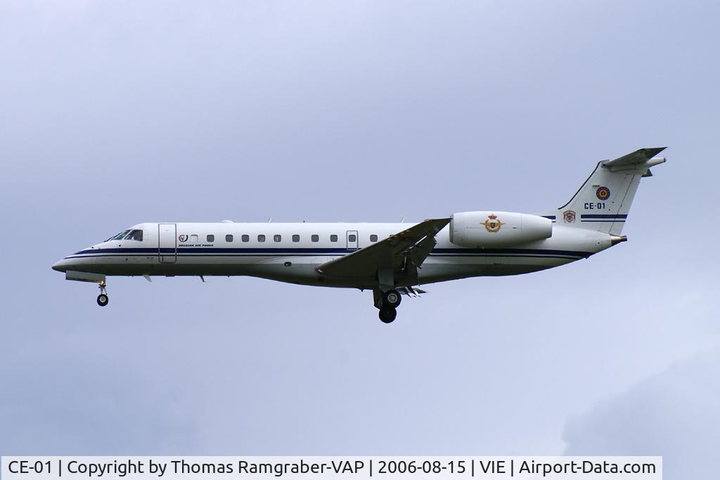 CE-01, 2001 Embraer ERJ-135LR (EMB-135LR) C/N 145449, Belgian Defence ERJ-135
