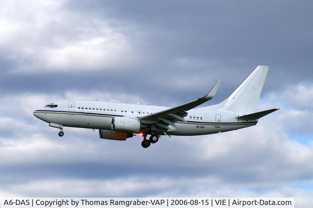 A6-DAS, 2000 Boeing 737-7Z5 BBJ C/N 29858, Royal Jet B737-7Z5(BBJ)