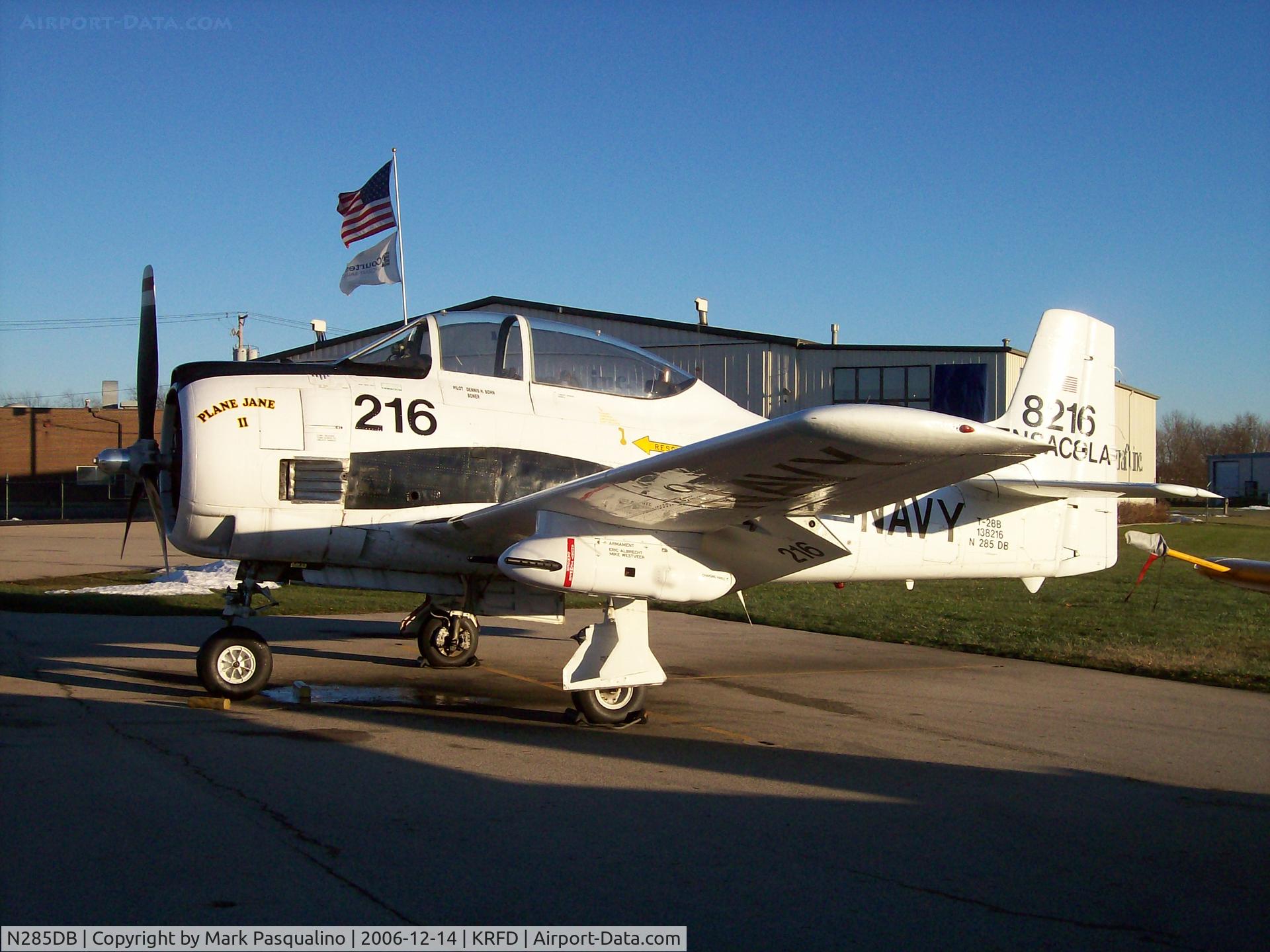 N285DB, 1950 North American T-28B Trojan C/N 200-287 (138216), North American T-28B