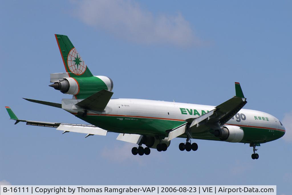 B-16111, 1998 McDonnell Douglas MD-11F C/N 48787, Eva Air Cargo MD11F