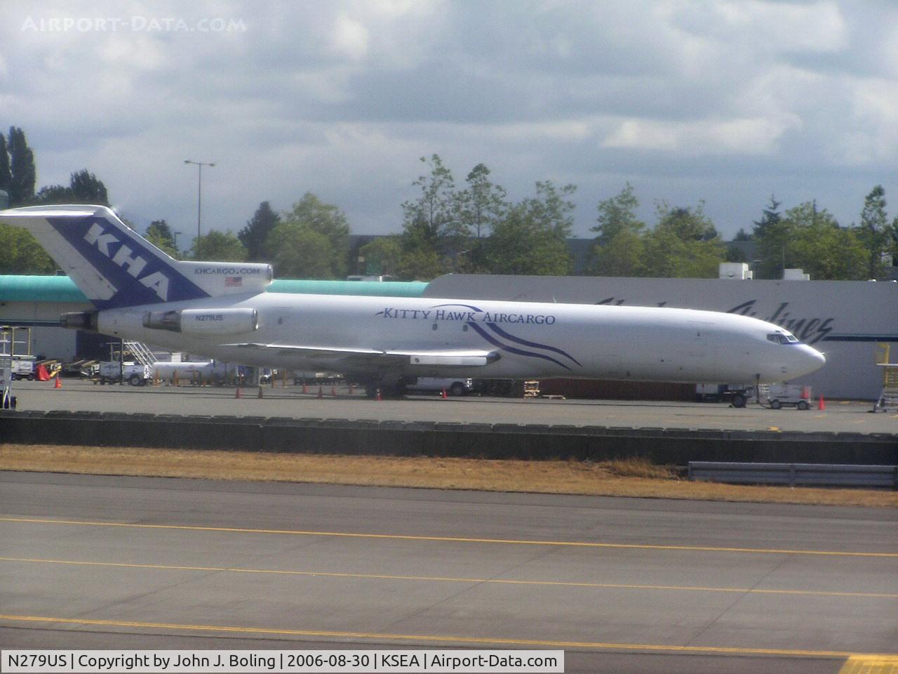 N279US, 1975 Boeing 727-251 C/N 21158, Kitty Hawk Aircargo B-727 at Seatac