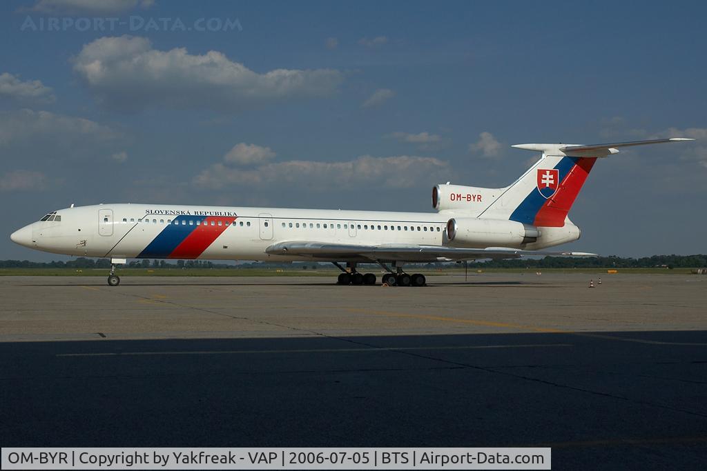 OM-BYR, 1998 Tupolev Tu-154M C/N 98A1012, Slovak Government