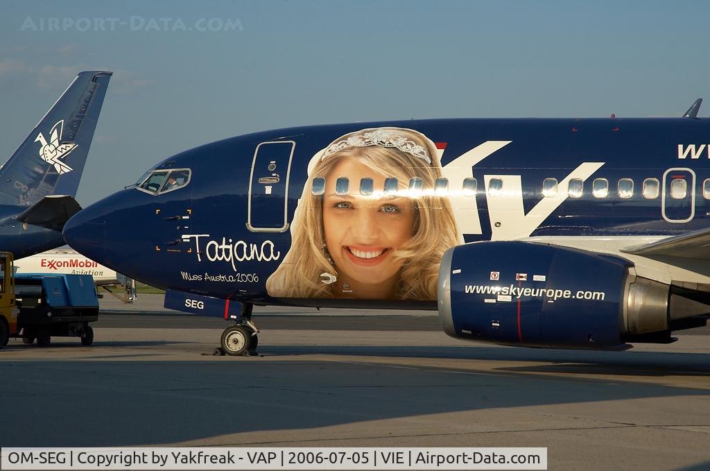 OM-SEG, 1992 Boeing 737-5Y0 C/N 25289, Sky Europe Boeing 737-500 in special colors