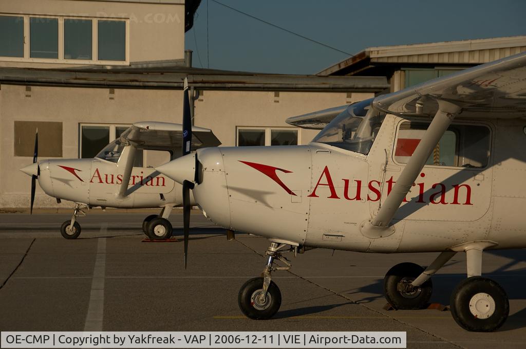 OE-CMP, Reims FA152 Aerobat C/N 0342, Austrian Airlines Cessna 152 together with OE-CMR