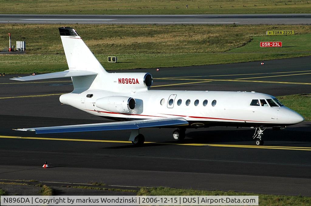 N896DA, 1983 Dassault-Breguet Falcon 50 C/N 117, first time in EDDL