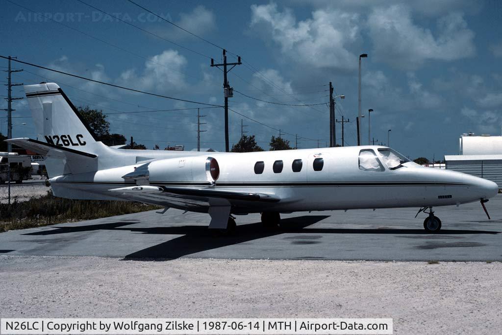 N26LC, 1981 Cessna 501 Citation I/SP C/N 501-0246, visitor