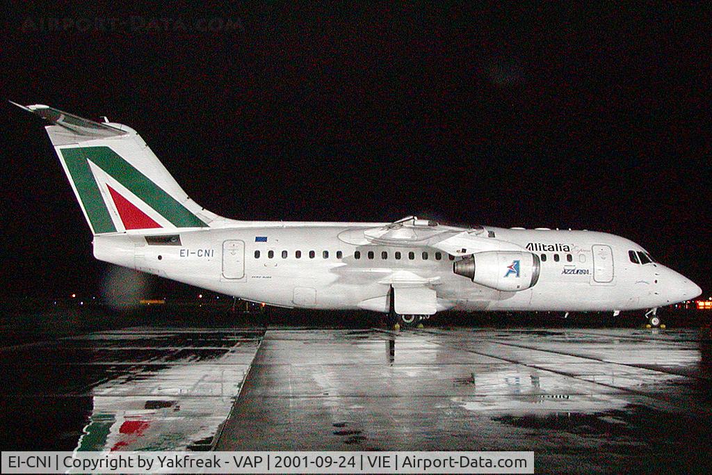 EI-CNI, 1996 British Aerospace Avro 146-RJ85 C/N E2299, Azzura Air (Alitalia) Bae 146