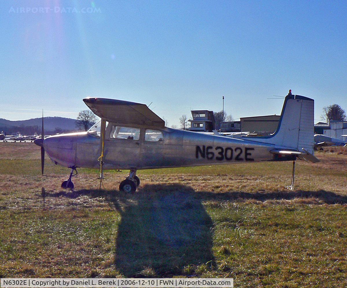 N6302E, 1959 Cessna 172 C/N 46402, My apologies for the horrible lighting, but it was the only way to capture this bird. This 1959 Cessna 172 appears to be waiting for a respray; however, I found myself attracted to this aircraft just the way she is.