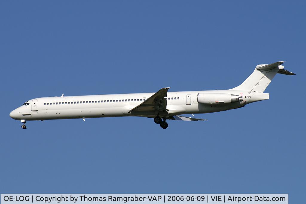 OE-LOG, 1987 McDonnell Douglas MD-83 (DC-9-83) C/N 49359, MAP Jet MD-83