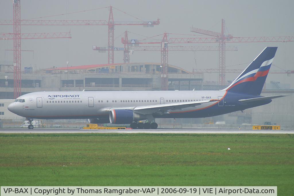 VP-BAX, 1999 Boeing 767-36N/ER/BDSF C/N 30109, Aeroflot B767-300