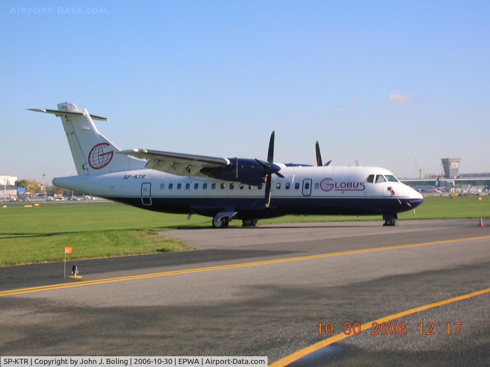 SP-KTR, 1988 ATR 42-300 C/N 092, Globus ATR at Warsaw, Poland