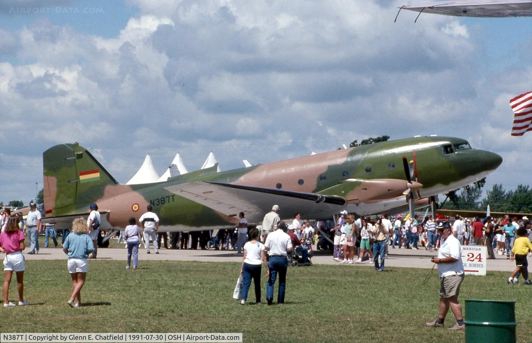 N387T, Basler BT-67 C/N 20507, Ex C-47A 43-16041, at the EAA Fly-in