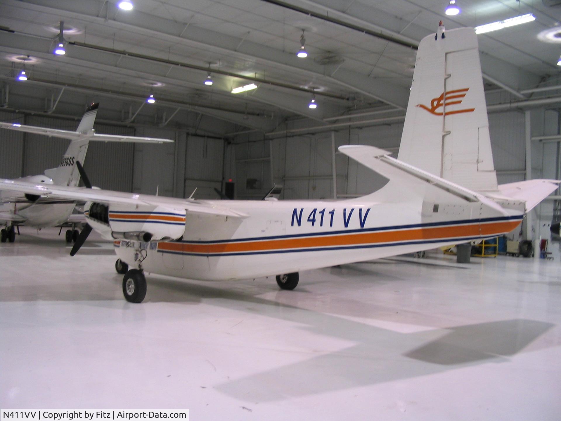 N411VV, 1952 Aero Commander 520 C/N 520-39, hangar