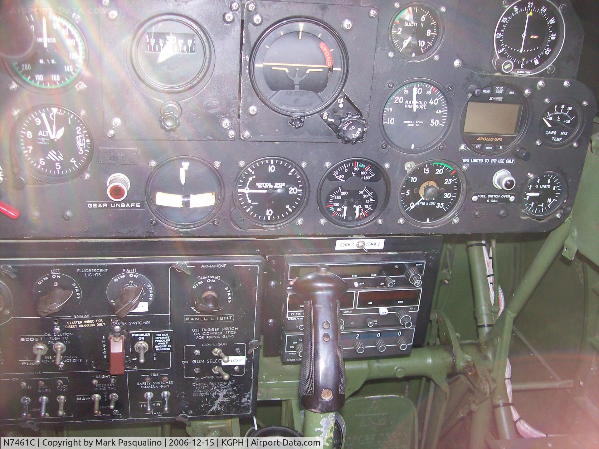 N7461C, 1944 North American AT-6F C/N 121-42378, North American AT-6F
