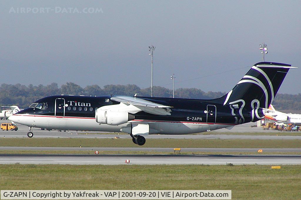 G-ZAPN, 1988 British Aerospace BAe.146-200QC Quick Change C/N E2119, Titan Airways Bae 146