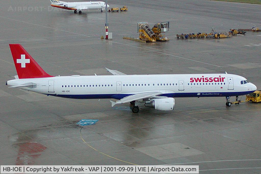 HB-IOE, 1995 Airbus A321-111 C/N 535, Swissair Airbus 321