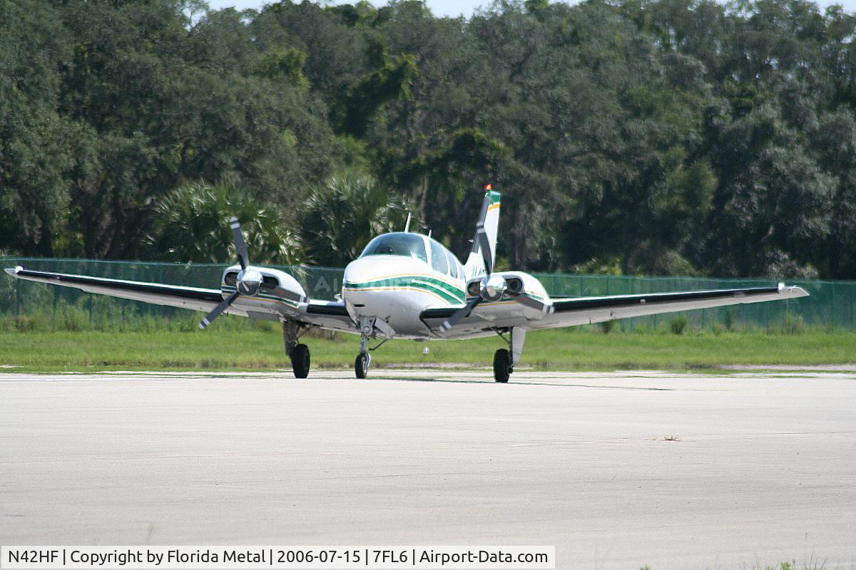 N42HF, 1974 Beech 95-B55 (T42A) Baron C/N TC-1730, Spruce Creek