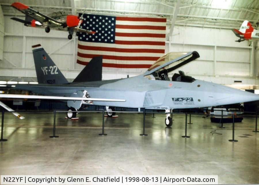 N22YF, 1990 Lockheed YF-22A C/N 3997, At the National Museum of the United States Air Force