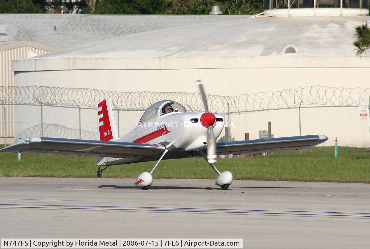 N747FS, 2003 Vans RV-8 C/N 81337, Spruce Creek