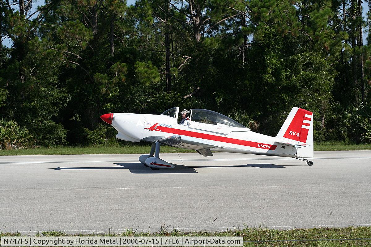 N747FS, 2003 Vans RV-8 C/N 81337, Spruce Creek