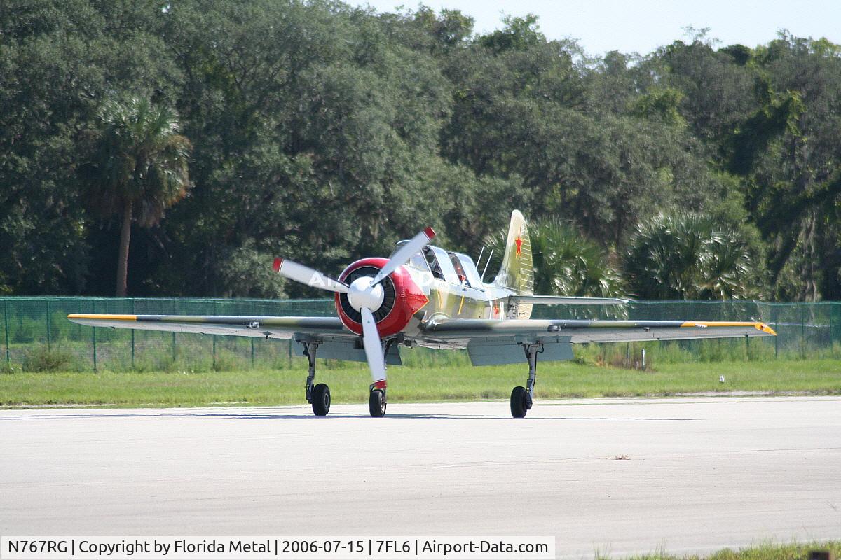 N767RG, 2000 Yakovlev (Aerostar) Yak-52W C/N 0012208, Spruce Creek
