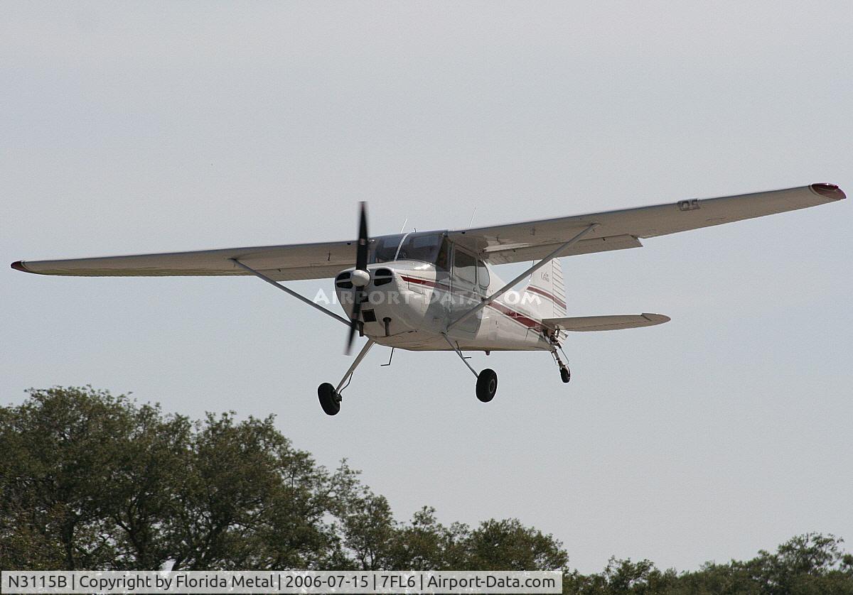 N3115B, 1952 Cessna 170B C/N 25357, Spruce Creek