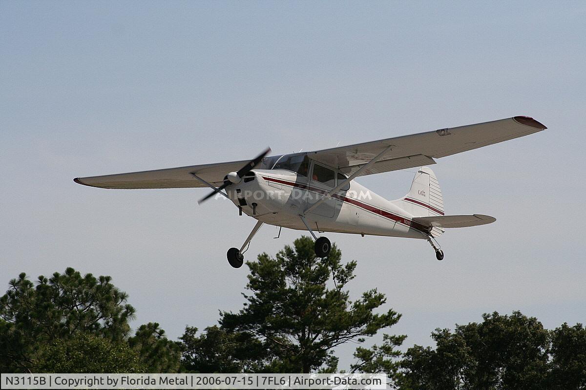 N3115B, 1952 Cessna 170B C/N 25357, Spruce Creek