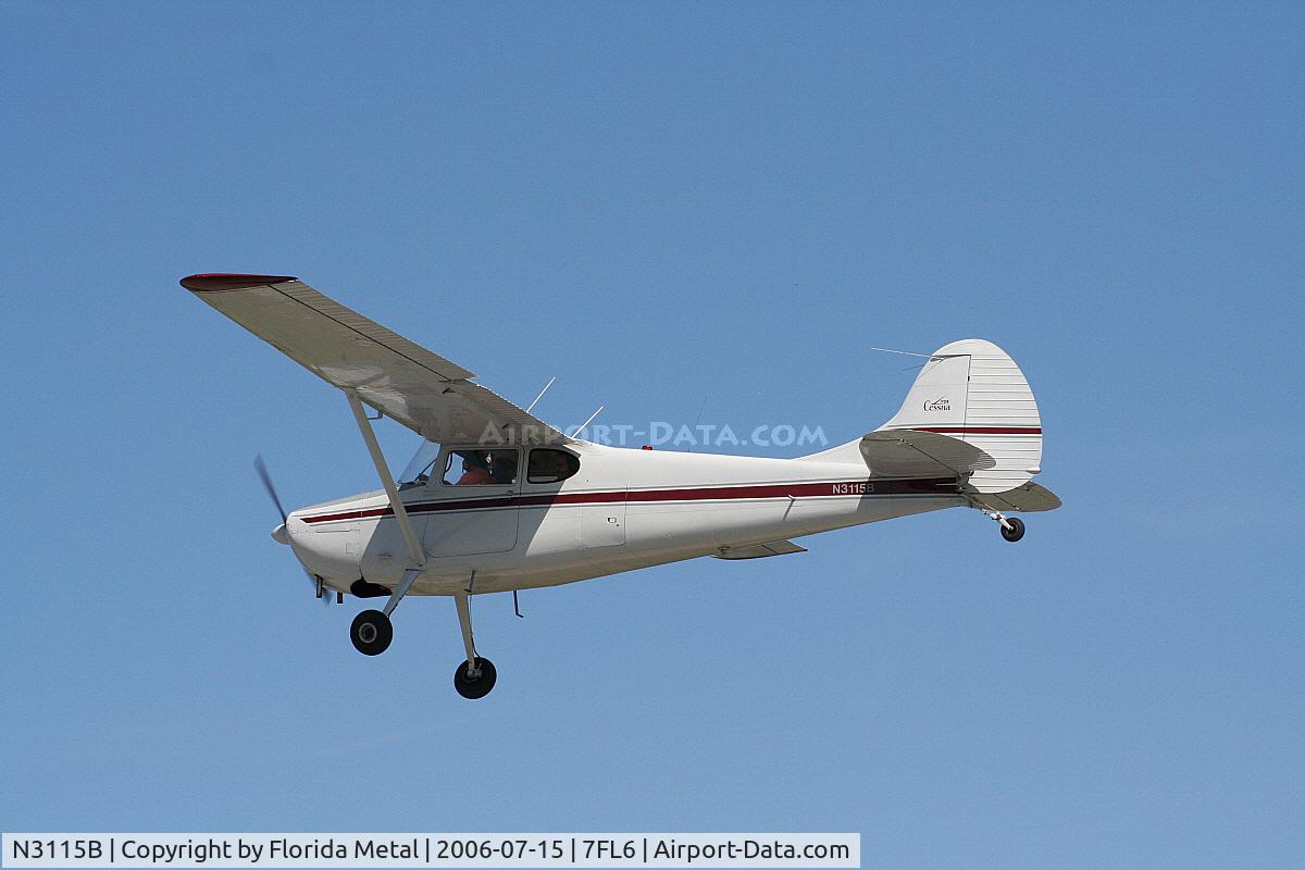 N3115B, 1952 Cessna 170B C/N 25357, Spruce Creek