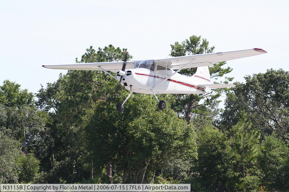 N3115B, 1952 Cessna 170B C/N 25357, Spruce Creek