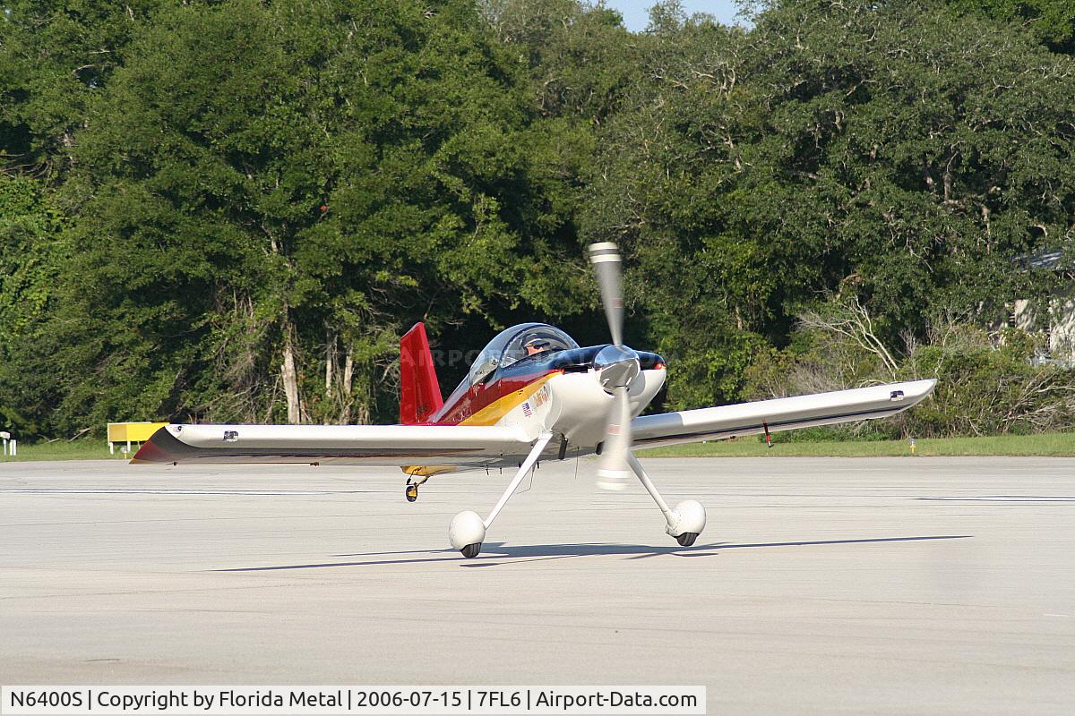 N6400S, 1999 Vans RV-4 C/N 4272/218, Spruce Creek