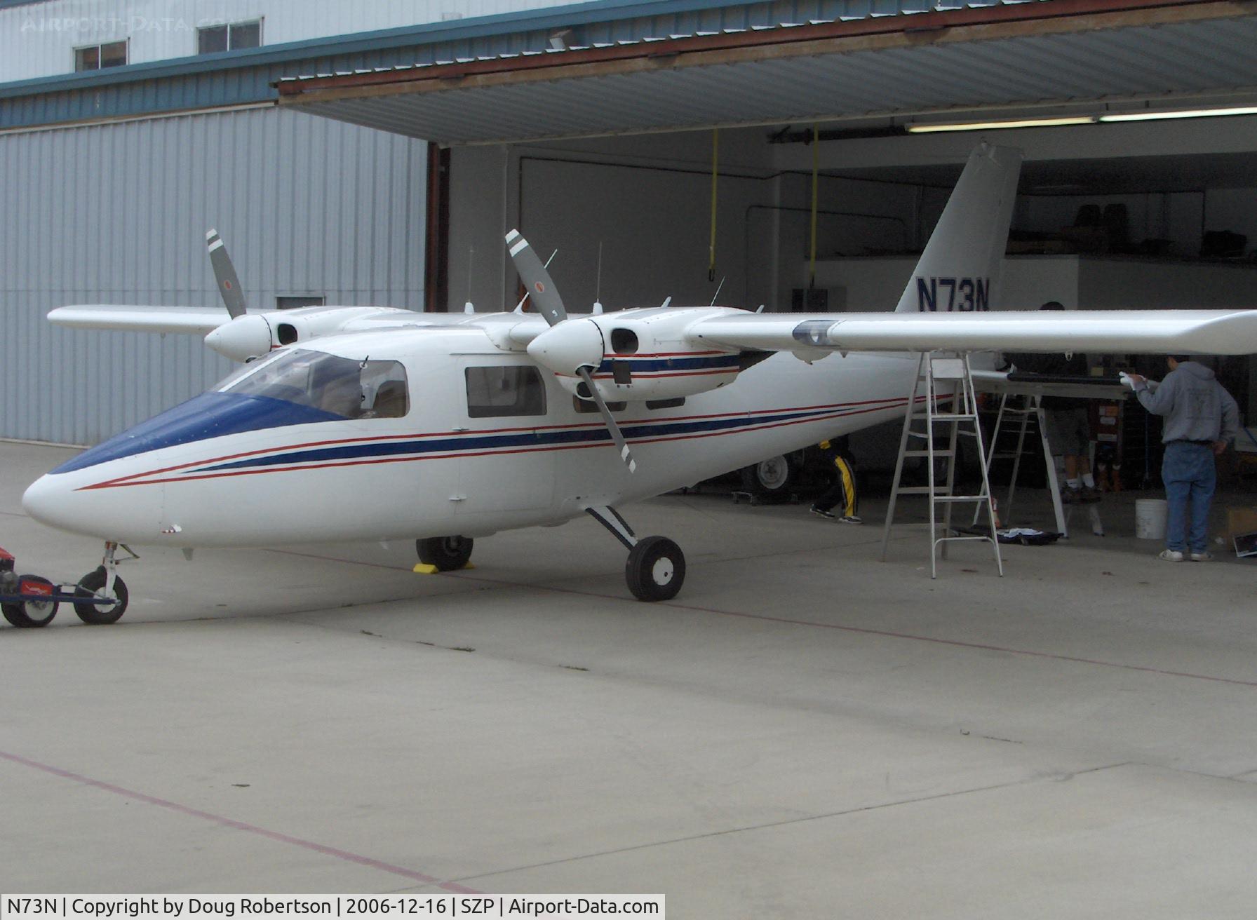 N73N, 1981 Partenavia P-68C C/N 230, 1981 Partenavia Spa P.68C VICTOR, two Lycoming IO-360-A1B6 200 Hp, wax job