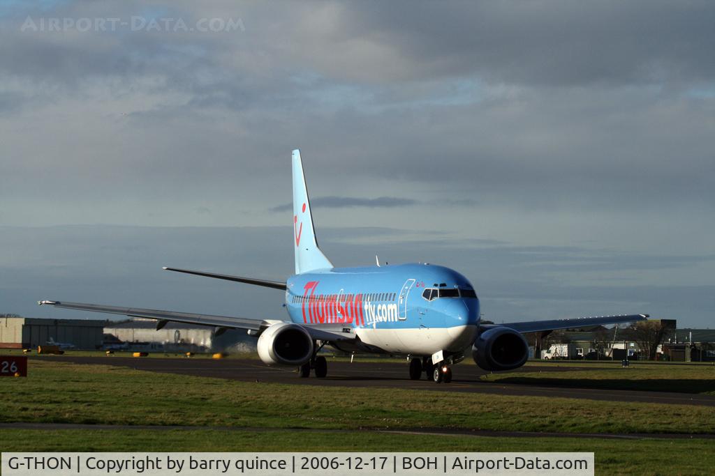 G-THON, 1999 Boeing 737-36N C/N 28596, THOMSONFLY 737