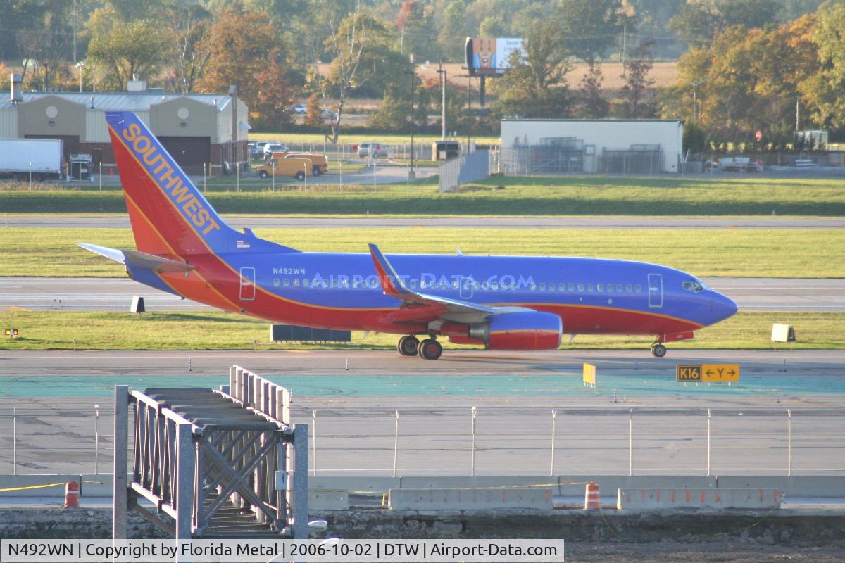 N492WN, 2004 Boeing 737-7H4 C/N 33866, Southwest