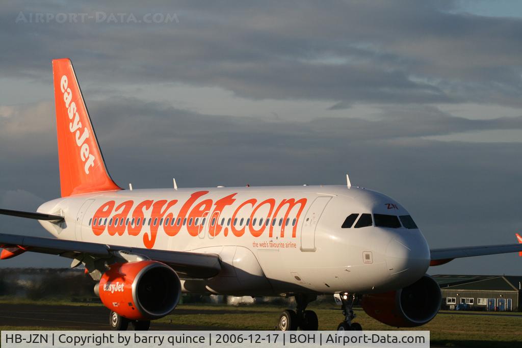 HB-JZN, 2005 Airbus A319-111 C/N 2387, A319 EASYJET