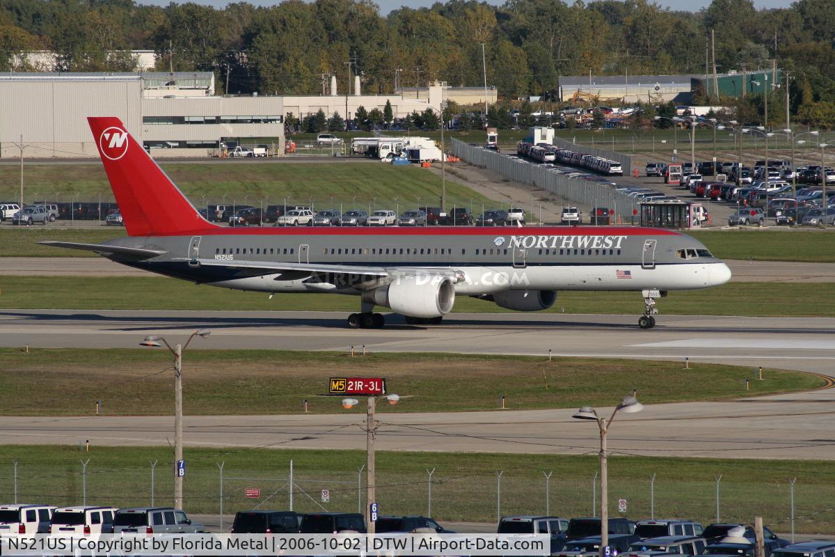 N521US, 1986 Boeing 757-251 C/N 23209, Northwest 757-200