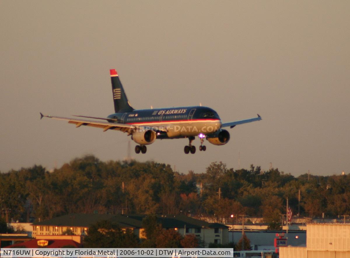 N716UW, 1999 Airbus A319-112 C/N 1055, US Airways