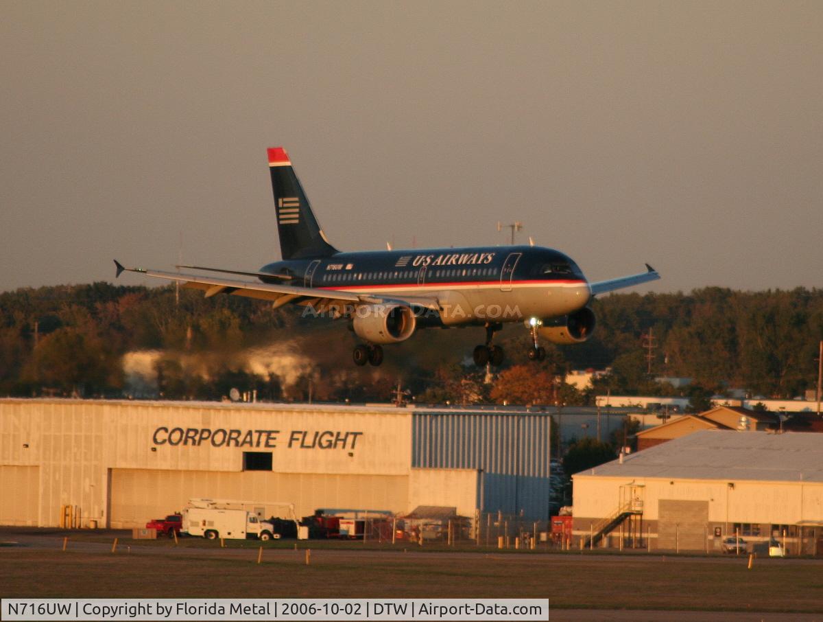 N716UW, 1999 Airbus A319-112 C/N 1055, US Airways