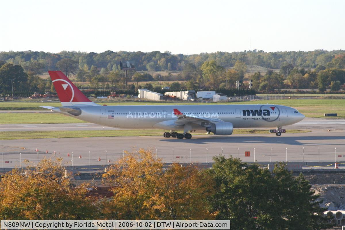 N809NW, 2005 Airbus A330-323 C/N 663, Northwest