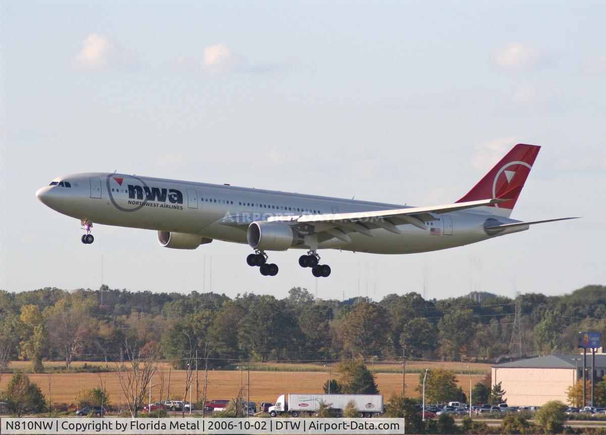 N810NW, 2005 Airbus A330-323 C/N 0674, Northwest A330